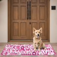 thumbnail image 4 of Pink Breast Cancer Door Rugs,Washable Non Slip Door Mats Indoor,Decorative Door Mats,Entry Mat Indoor for Entrance,Bedroom,Kitchen,Bathroom,16"x47", 4 of 6