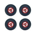 thumbnail image 5 of Colcolo 4 Pieces RC Car Tires Spare Part for MN82 B14 B16 B36 1/12 1/16 Scale RC Car Red, 5 of 8
