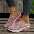 thumbnail image 2 of Ladies Summer Backless Sneakers Mesh Slip-on Mule Shoes Breathable Slippers, 2 of 7