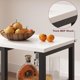 thumbnail image 3 of Yeshouse Juego de mesa y sillas de bar de 3 piezas, compacto y ahorra espacio, con estantes grandes, ideal para cocinas, apartamentos pequeños, oficinas y desayunadores, 3 of 6