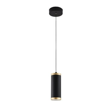 E22941-BKGLD-ET2 Lighting-Cuff - 10W 1 LED Pendant-8.75 Inches Tall and 3.25 Inches Wide