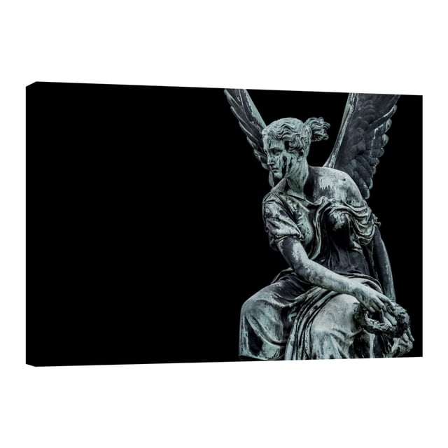 Cuadro Decorativo Antiguo Ángel Alado Canvas Revolution 90 x 60 cm
