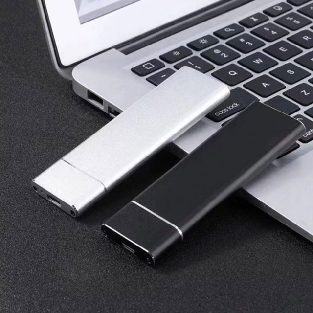 VONKY Metal Portable Mobile Solid-state USB Drive Plug And Play Durable To Fall Convenient To SSD 2TB Gold 2TB