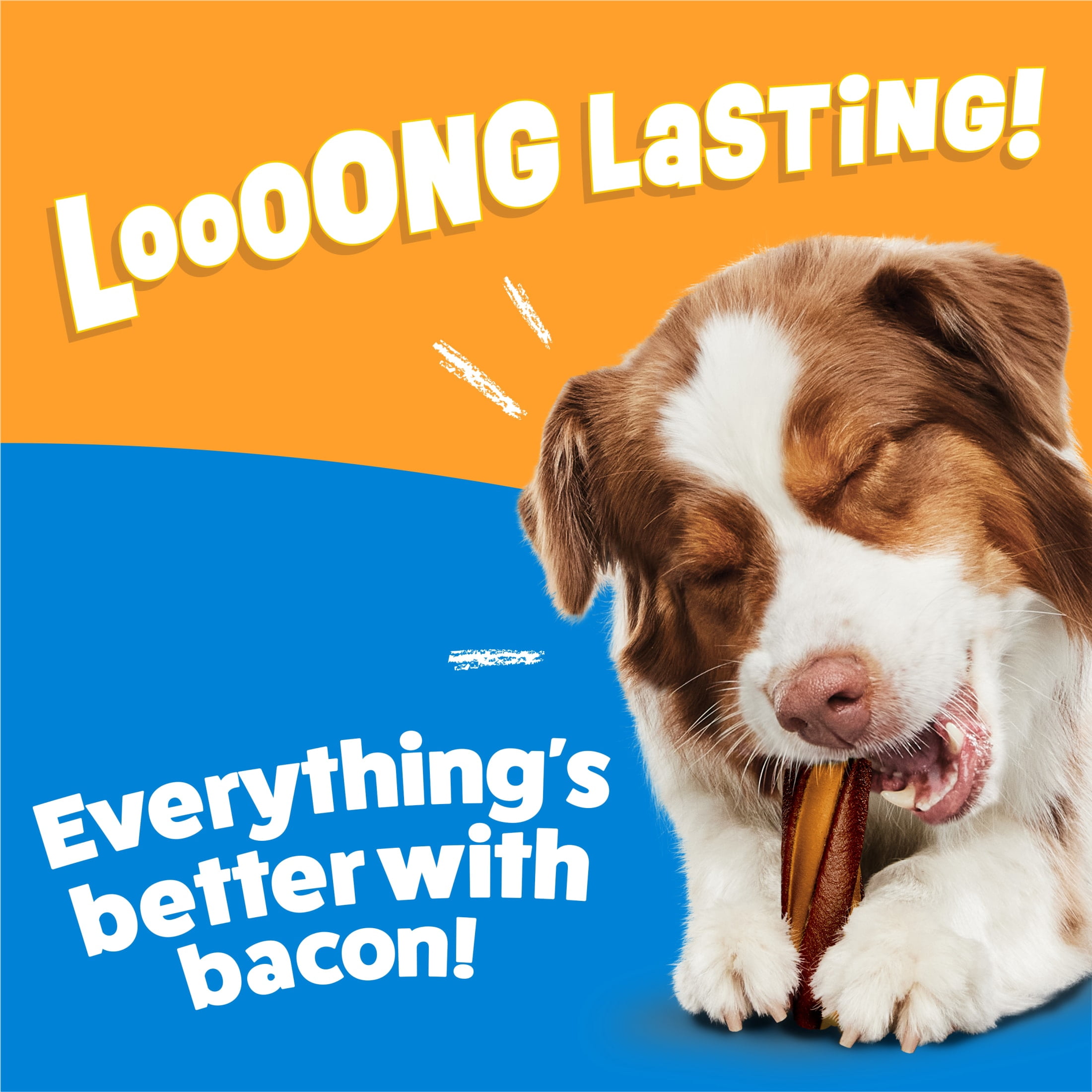 Purina Busy With Beggin’ Twist’d Cheddar and Hickory Smoke Flavors Large Dog Chew Treats, 36 oz.