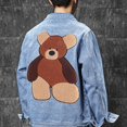 thumbnail image 3 of parches s de oso, coser en apliques, manualidades, toalla, , oso 3D, de bricolaje para bolsos de niños, ropa, jeans,, 3 of 9