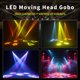 thumbnail image 5 of Foco de luz LED móvil de 30 W, lámpara de luz con 7 ruedas de colores y gobos, DMX, con patrón, iluminación de escenario para KTV, DJ, discotecas y fiestas, 5 of 5