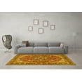 thumbnail image 3 of Ahgly Company Indoor Rectangle Medallion Yellow Traditional Area Rugs, 7' x 10', 3 of 4