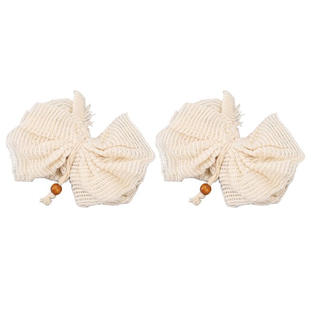 Scrunchies De Baño, Puf De Baño De Ramio De Espuma Rica De Limpieza Profunda, 2 Piezas Para Uso Doméstico