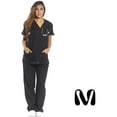 thumbnail image 4 of Women's Scrub Sets Six Pocket Medical Scrubs (V-Neck with Cargo Pant), 4 of 5
