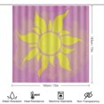 thumbnail image 2 of Juego de 4 cortinas de ducha Rapunzel con alfombrillas antideslizantes, tapa de inodoro y alfombrilla de baño, cortina de ducha impermeable con dibujos animados para niños con 12 ganchos, decoración, 2 of 8