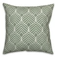 thumbnail image 2 of Creative Products Geo Leaf Green 20 x 20 Indoor / Outdoor Pillow, 2 of 3