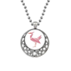 thumbnail image 1 of Geometric Abstract Flamingo patron de origami Collares Colgante Retro Moon Stars Jewelry Unbranded M, 1 of 3