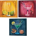 thumbnail image 1 of Great Art Now Cheers by Silvia Vassileva 3 Piece Canvas Art Set Each 14W x 14H, 1 of 4