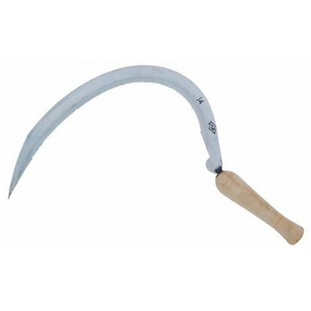 14 Inch Curved Blade - Zenport K110-14-Inch Landscape Scythe Serrated Curved Blade 14 in. Blade