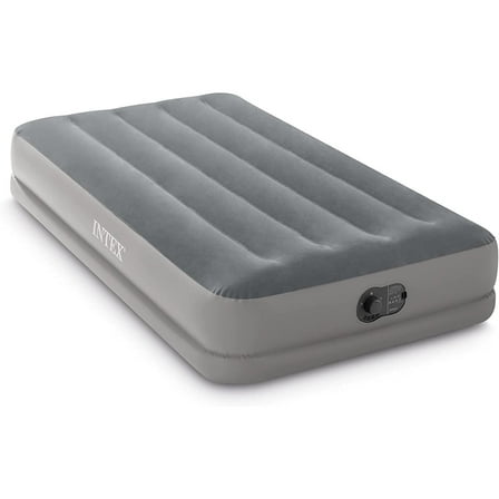 Intex Dura-Beam Prestige 12" Twin Air Mattress w/ Built-In USB Electric Pump