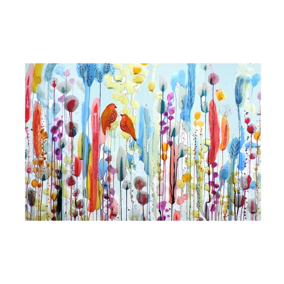 Trademark Fine Art Sylvie Demers Si Tu Me Le Demandais Canvas Wall Art - 22x32