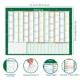 thumbnail image 3 of 2026 Wall Calendar Large 21" X 29" Dry Erase Folded Laminated Yearly Planner Calendar with Colorful Stickers for Wall, 12 Month Big Family Calendar, Use Jan - Dec 2026, 3 of 8