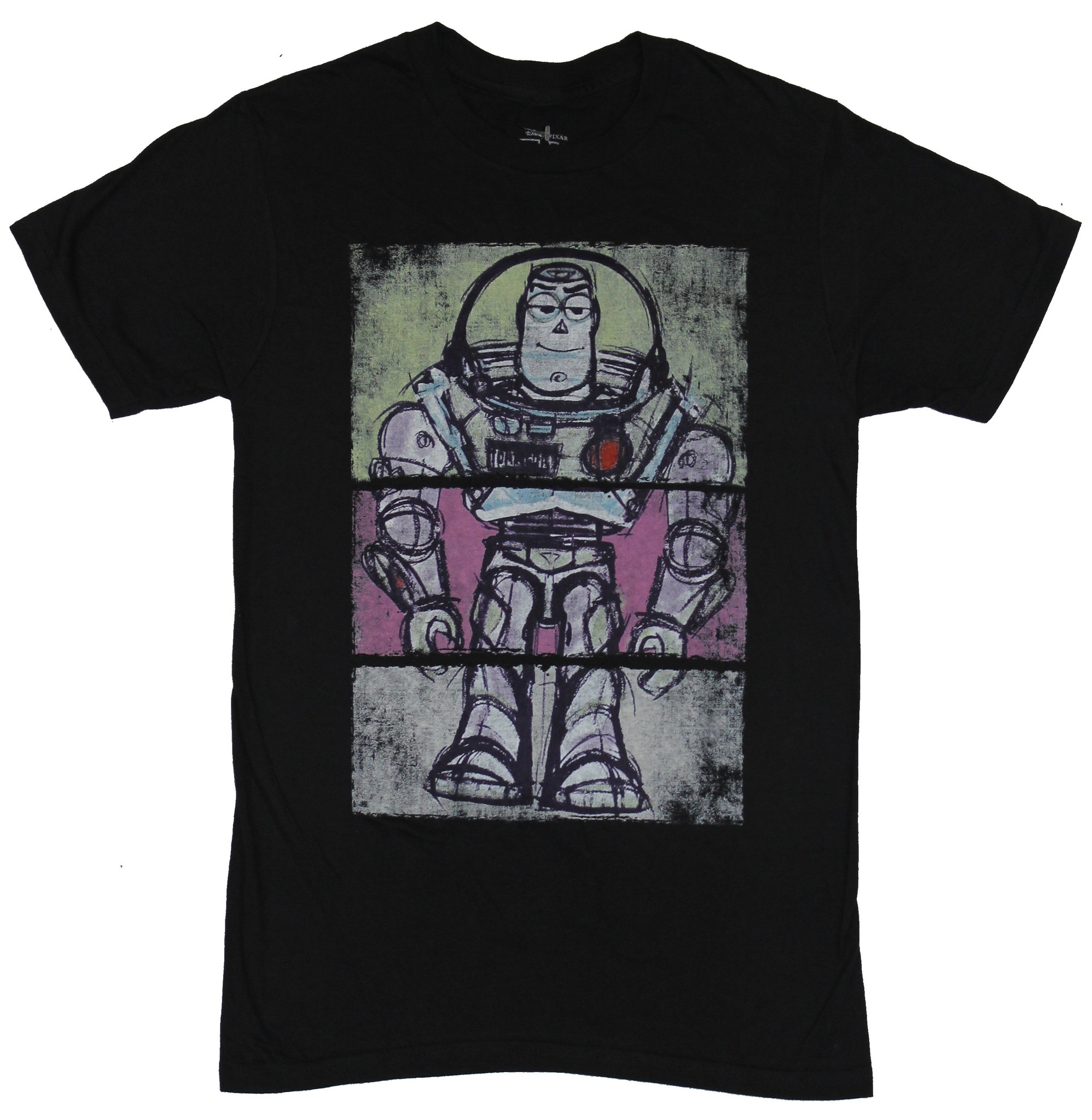 Toy Story Mens T-Shirt - Chalky 3 Piece Buzz Lightyear Image - Walmart.com
