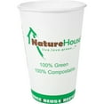 thumbnail image 2 of Savannah Supplies Compostable Paper/PLA Cup, White, 50 / Pack (Quantity), 2 of 2