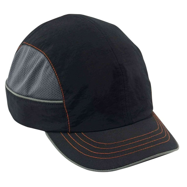 Gorra Safety Bump Ergodyne Skullerz 8950, estilo béisbol, color negro