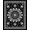Black, Pattern 4, variant on ODIKA 4x6 Machine Washable Non-Slip Area Rug, Enchanted Snowflake Wonderland Festive Holiday Sequin Embellished High Traffic Rug, Black, 655032