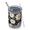 Black White Flower, variant on 12oz Tumblers Yellow Daisy Flower Pattern Vacuum Insulated Stainless Steel Travel Tumbler Cups Mug with Lid and Straw for Beer,Coffee,Beverages with Cleaning Brush for Cold & Hot Drinks