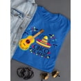 thumbnail image 3 of Cinco De Mayo Hat W Guitar Shaped T-Shirt Women -Image by Shutterstock, Female XX-Large, 3 of 4