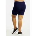 thumbnail image 5 of TheLovely Women & Plus Soft Cotton Active Stretch Outseam Workout Biker Shorts with Wide Wastband (15" Biker Shorts), 5 of 6