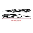 thumbnail image 4 of Zeiwohndc 2Pcs Popular Car Exterior Sticker 24cm Tiger Flame Decals Auto Hood Decoration, 4 of 9
