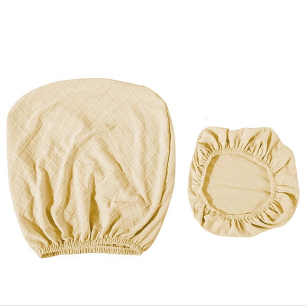 Yuarrent Paquete de 2 fundas para sillas de oficina, resistentes al desgaste, lavables, estilo Simple Multicolor, para decoración del hogar, funda para Decoración del hogar Beige Yuarrent HA011226-06