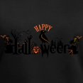 thumbnail image 3 of CafePress - Happy Halloween Black & Orange Spooky Typo T Shirt - Women's V-Neck Dark T-Shirt, 3 of 4