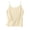 A3 Beige, variant on Women's Double Lined Camisole Tank Tops Casual Going Out Soft Gauze Shirt Form Fitted Double Lined Design Casual Scoop Neck Sleeveless Top Spring Season Tops Spaghetti Strap Sexy White M