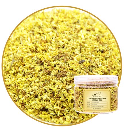 40g/0.08lbs Dried Osmanthus Flower Tea Loose leaf Osmanthus Herbal Tea Natural Osmanthus Flower Herbal Tea