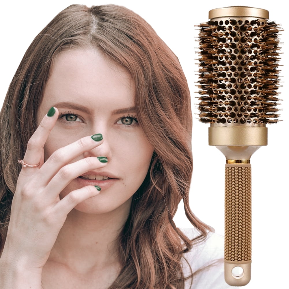 Details about   19mm Hair Brush Nano Thermal Ceramic Ionic Round Barrel Comb Styling Brush 