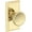 Non-Lacquered Brass, variant on Baldwin Pv.Sol.Hfr Solvang Privacy Door Knob Set - Nickel