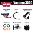 thumbnail image 2 of Winch WARN ProVantage 3500 12V 1588 kg 15 m Cable Remoto, 2 of 9
