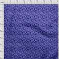 thumbnail image 4 of oneOone Velvet Blue Fabric Tropical Sewing Craft Projects Fabric Prints By Yard 58 Inch Wide, 4 of 5