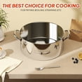 thumbnail image 6 of 10QT Stainless Fish Fryer Pot | with Lid & Tong | Deep Fryer with Basket | Indoor & Outdoor Cooking | All-Round Protection | Perfect For Boiling ＆ Frying, 6 of 7