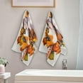 thumbnail image 2 of Coolnut Cute Cartoon Fox Hand Towels 2 PCS, Ultra Soft and Highly Absorbent, Autumn Fall Animal Decorative Fingertip Towel for Home, Bathroom, Kitchen, 28.3"x14.4", 2 of 4
