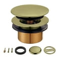 thumbnail image 5 of Kingston Brass DTT5302A3 Easy Touch Standard Mount Toe-Tap Tub Drain Kit, Vintage Brass, 5 of 7