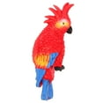 thumbnail image 5 of WASHWEPE Red Resin Parrot Figurine 1Pack For Fish Tank Accessories And present, 5 of 8