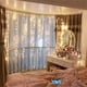 thumbnail image 2 of Guirnalda LED de 8 modos, lámpara de hadas para vacaciones, cortina de luz USB para el hogar, dormitorio, fiesta, patio, año nuevo, 2025, árbol de navidad（Warm white 4x2M 300LEDs, 2 of 5