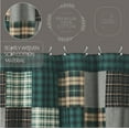 thumbnail image 7 of VHC Brands, Pine Grove Plaid Patchwork Shower Curtain, Green, 72x72, 7 of 7