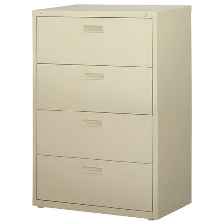 Hl1000 Series 30 Inch Wide 4 Drawer Lateral File Cabinet Putty