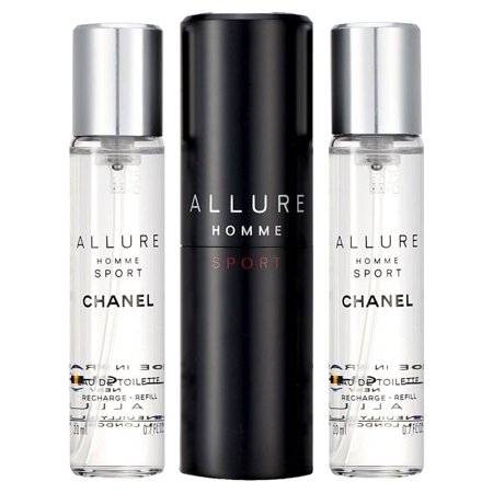 並行輸入品 シャネル CHANEL アリュール オム スポーツ トラベルスプレー B級品 アウトレット EDT SP 20ml×3 【訳あり香水】【あすつく】