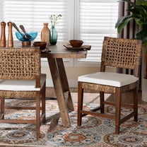 bali & pari Alise Boho Dining Chair, 18"H, Natural