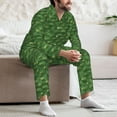 thumbnail image 7 of Salouo Cactus 3 Print Button-Front Long Sleeve Pajama Set for Men, Soft 2Pjs Men's Long Sleeve Sleepwear-Small, 7 of 7