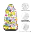 thumbnail image 3 of Lsque Tropical Pineapples Pattern Car Seat Covers for Front Seats , Waterproof Seat Covers for Cars, Sporty Front Seat Covers,Car Seat Cover Protector Front Seats, 3 of 5