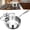 18cm/7in No Steamer, variant on Pure Titanium Saucepan with Lid,  No Coating Non-Stick Titanium Pot, Titanium Hammered Pan Pro with Steamer, Compatible with Induction Gas Electric Stoves