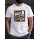 thumbnail image 1 of Camiseta estampada azul rey para hombre "Tío orgulloso de unos cuantos jóvenes idiotas" - Cuello redondo, manga corta, informal, 1 of 6